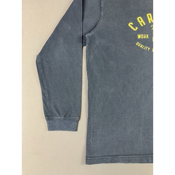 Carhartt Work Wear Quality To Outlast Them All Longsleeve Shirt USA Made Rare - Picture 4 of 7